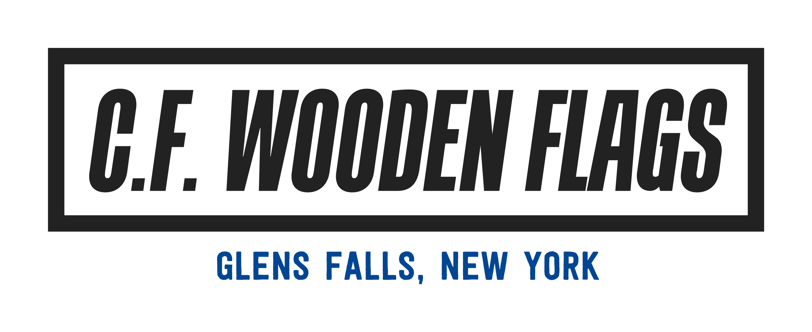 C.F. Wooden Flags